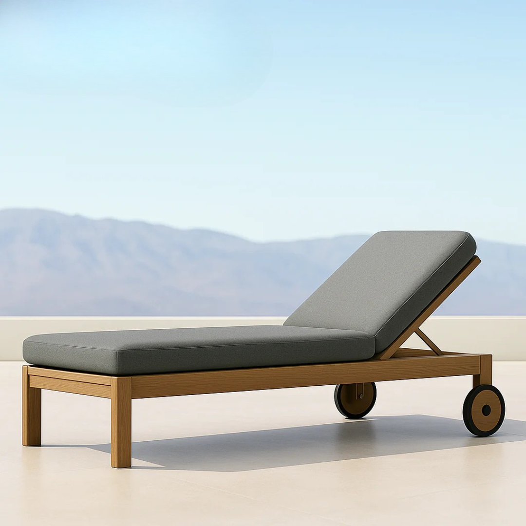 Kos Deluxe™ – Le Transat Pliable en Teck Qui Transforme Chaque Espace en Oasis de Détente
