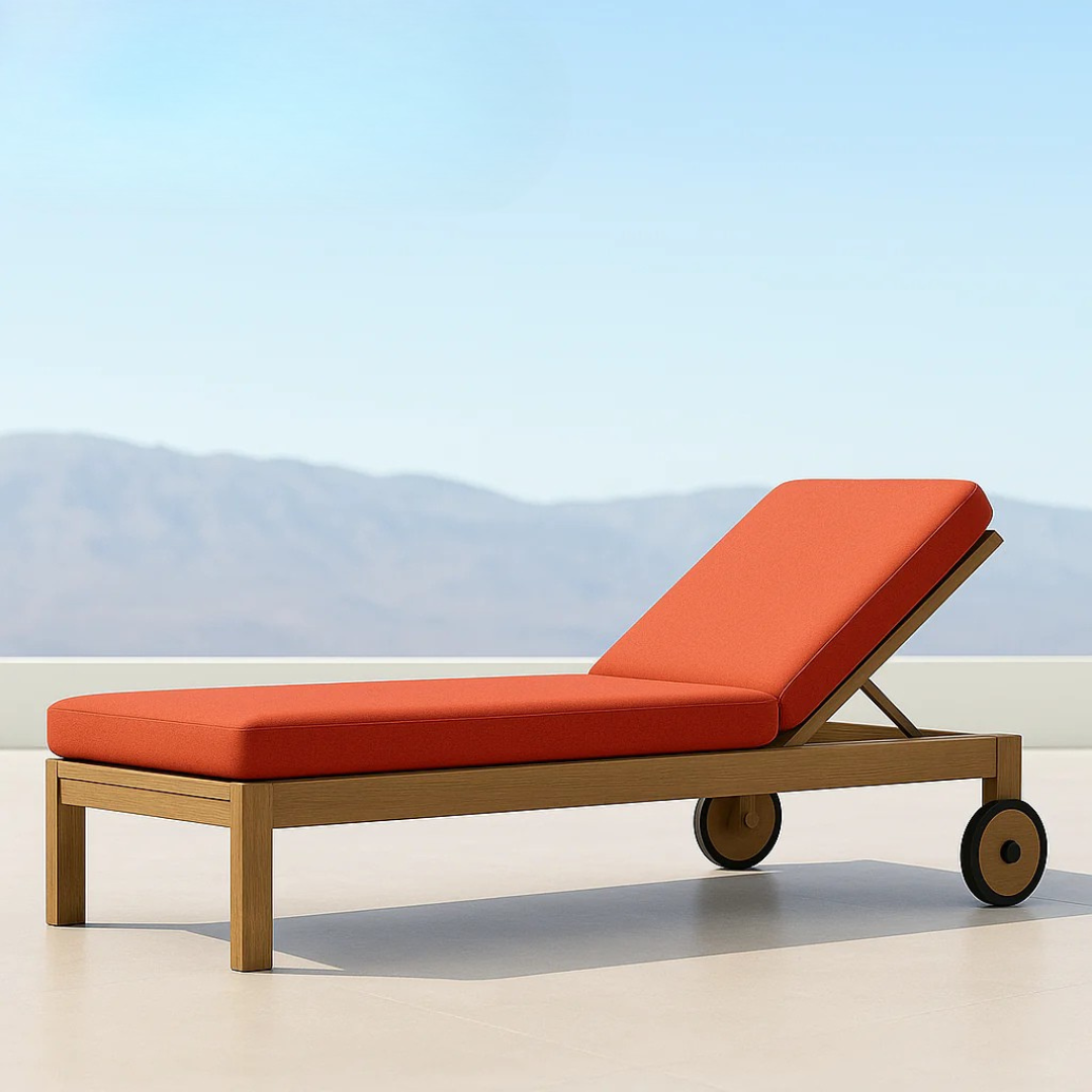 Kos Deluxe™ – Le Transat Pliable en Teck Qui Transforme Chaque Espace en Oasis de Détente