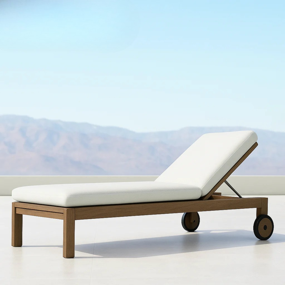 Kos Deluxe™ – Le Transat Pliable en Teck Qui Transforme Chaque Espace en Oasis de Détente