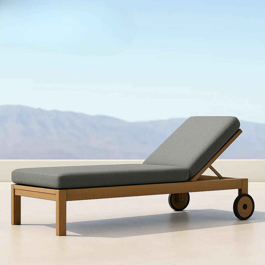 Kos Deluxe™ – Le Transat Pliable en Teck Qui Transforme Chaque Espace en Oasis de Détente