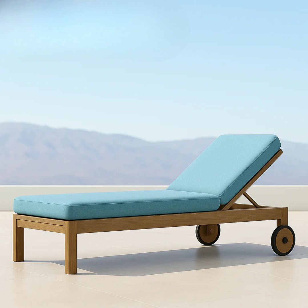 Kos Deluxe™ – Le Transat Pliable en Teck Qui Transforme Chaque Espace en Oasis de Détente
